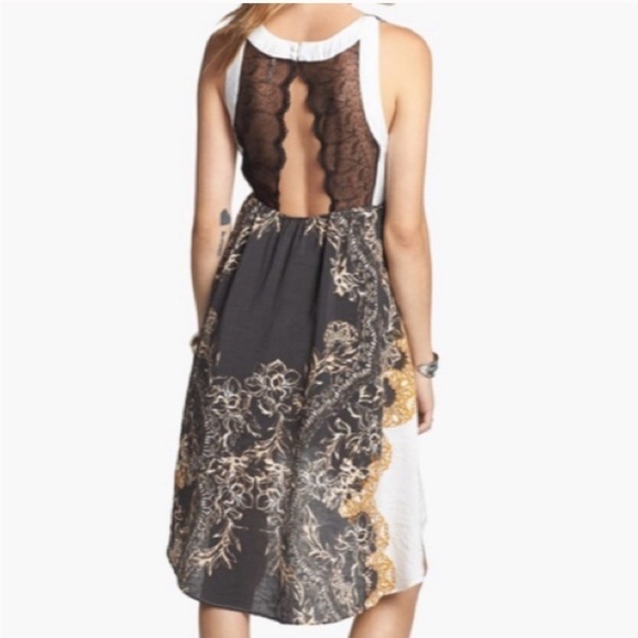 Free People Russian Plate Hugh Low Dress Open Back - Picture 4 of 16